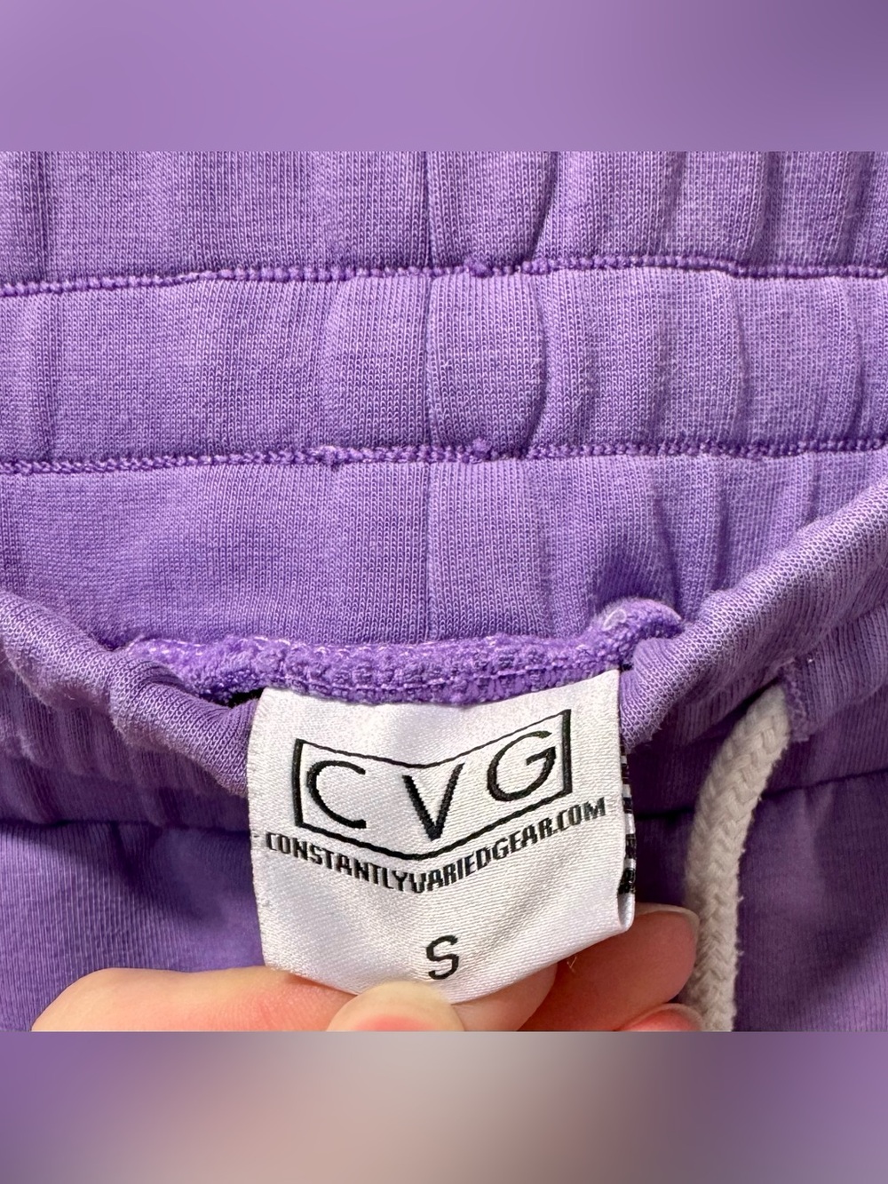 Constantly Varied Gear Purple Athletic Drawstring Shorts Size Small - Picture 3 of 6